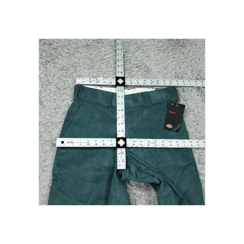 Dickies Regular Fit Sage Green Corduroy Pants Men's Size 28 x 30 Straight Leg